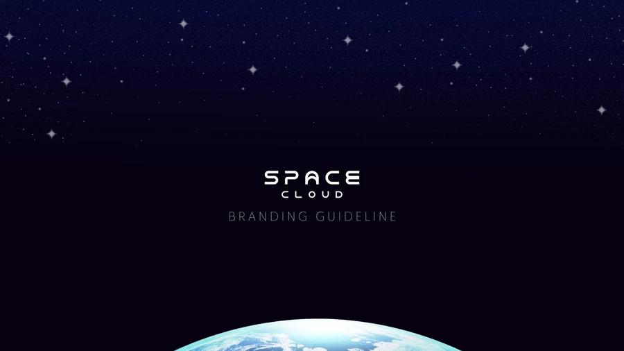 مشروع طالبة وضحى — Space Cloud هوية بصرية