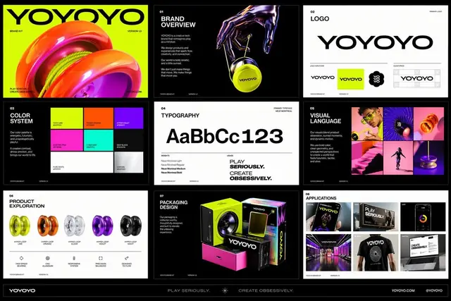 Brand Kit متعدد الصفحات