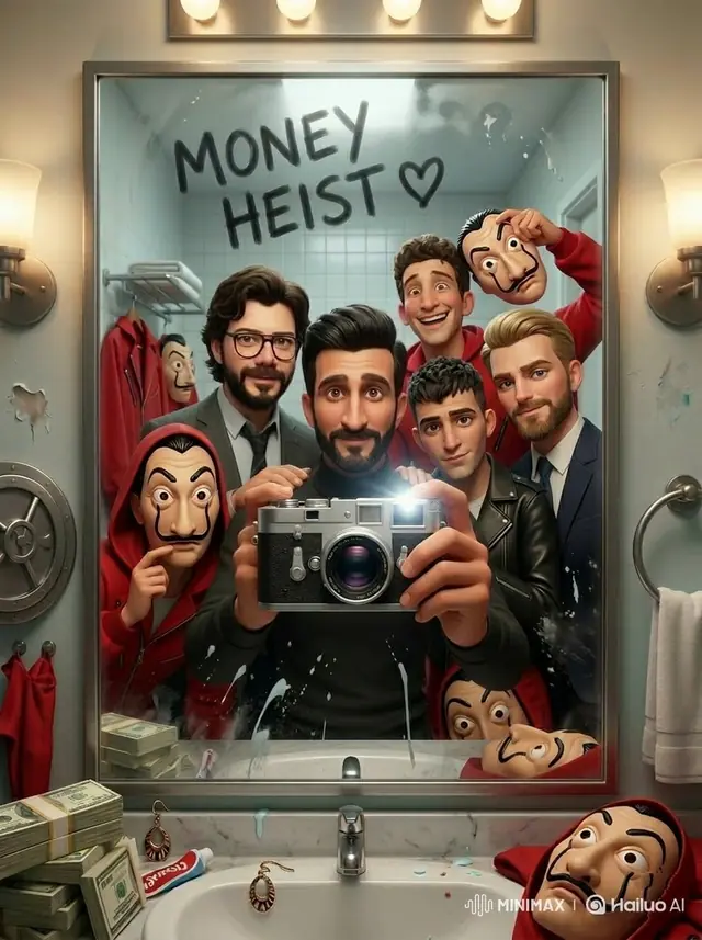 مشهد سيلفي سينمائي جماعي