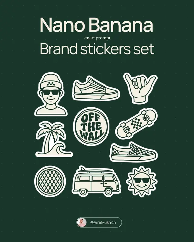 Sticker Sheet لهوية علامة